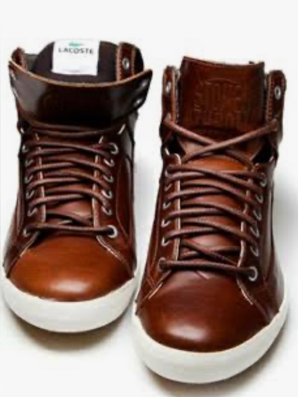 Lacoste X Stones Throw chevel
Lacoste Legends series ,Brown Leather High-Top